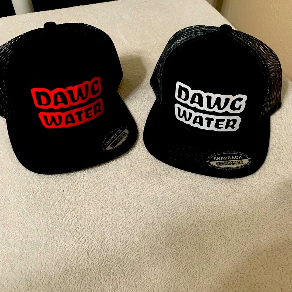Custom dawg water hats snap back